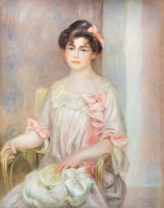 Portrait of Madame Josse Bernheim-Dauberville by Pierre Auguste Renoir