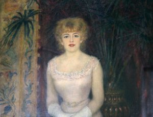 Portrait of the Actress Jeanne Samary, 1878 by Pierre Auguste Renoir