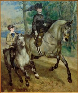 Rider in the Bois de Boulogne by Pierre Auguste Renoir