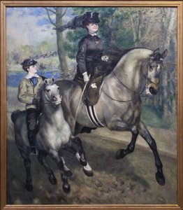 Riding at the Bois de Boulogne by Pierre Auguste Renoir