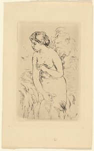 Standing Bather by Pierre Auguste Renoir