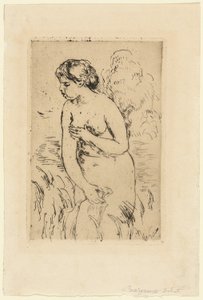 Standing Bather by Pierre Auguste Renoir