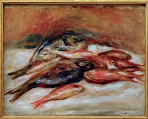 Still Life with Fish by Pierre Auguste Renoir