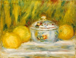 Sugar Bowl and Lemons, 1915 by Pierre Auguste Renoir
