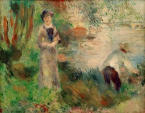 On the Island of Chatou by Pierre Auguste Renoir