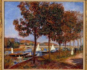 The Argenteuil Bridge by Pierre Auguste Renoir