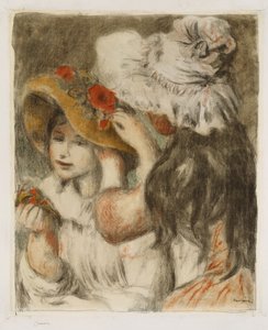 The Hatpin by Pierre Auguste Renoir