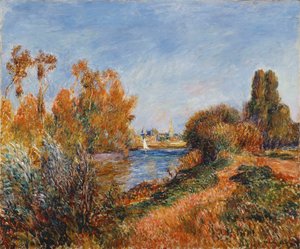 The Seine at Argenteuil by Pierre Auguste Renoir