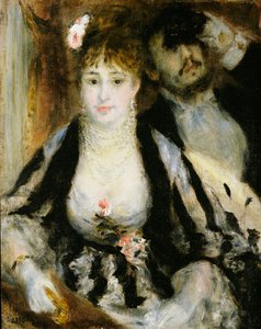 The Theatre Box, 1874 by Pierre Auguste Renoir