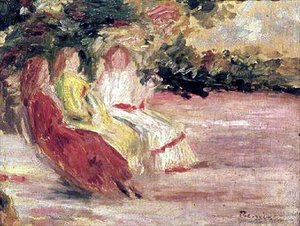Three Women in the Park by Pierre Auguste Renoir