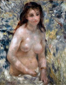 Torso, Effect of Sun by Pierre Auguste Renoir
