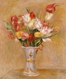 Tulips by Pierre Auguste Renoir
