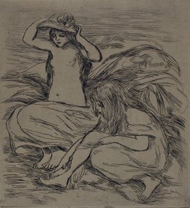 Two Women Bathing