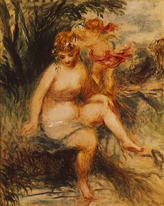 Venus and Love by Pierre Auguste Renoir