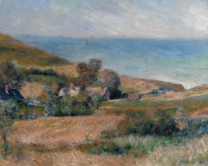 View of the Seacoast near Wargemont in Normandy by Pierre Auguste Renoir