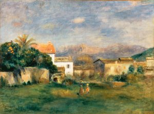 View of Cagnes by Pierre Auguste Renoir