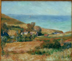 View of the Coast near Wargemont in Normandy by Pierre Auguste Renoir