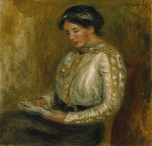Woman Reading by Pierre Auguste Renoir