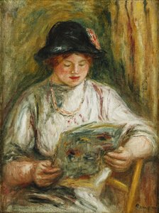 Woman Reading by Pierre Auguste Renoir