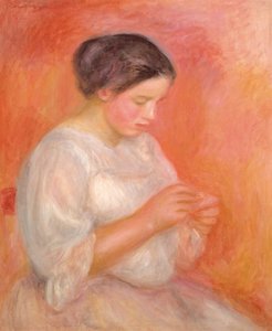Woman Sewing