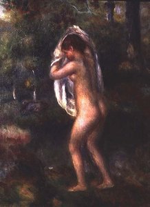 Young Girl Undressing