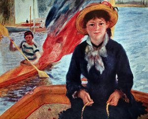 Young Woman in a Boat (Lise Trehot)