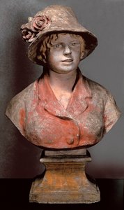 Sculpture of Aline Charigot, Mrs. Renoir, c.1900 by Pierre Auguste Renoir