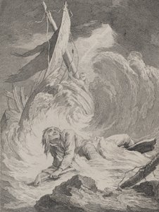 Lazarille at His Return from the Indies Shipwrecked, ca. 1717-60 by Pierre Aveline