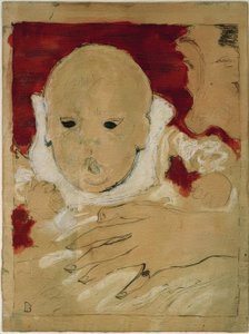 Andrée Bonnard and Her Son Jean Terrasse by Pierre Bonnard