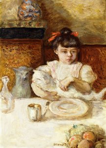 Child and Cats, c.1906 by Pierre Bonnard