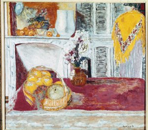 Dining room corner at Le Cannet by Pierre Bonnard