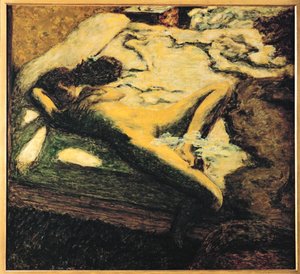 Woman Asleep on Her Bed by Pierre Bonnard