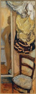 Female Nude in the Mirror