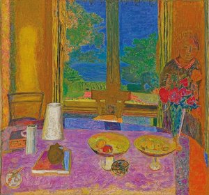 Large Dining Room Facing the Garden (Grande salle à manger sur le jardin). 1934-35 by Pierre Bonnard