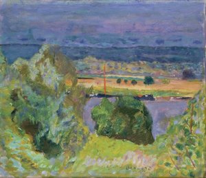 The Seine at Vernon by Pierre Bonnard