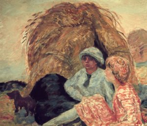 The Haystack (Madame Marthe Bonnard and her friend) by Pierre Bonnard