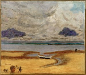 The Beach at Low Tide (Low Tide at Arcachon)