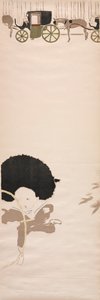 Nursemaids Promenade, Frieze of Carriages by Pierre Bonnard
