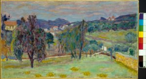 Purple Landscape, Evening by Pierre Bonnard