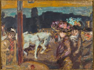 Place Clichy Horses and Girls in the Woods, ca 1894