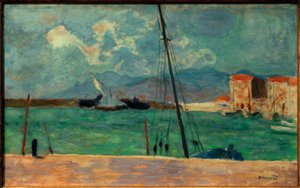 Port of Cannes or The Lateen Sail by Pierre Bonnard