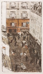 Street Corner Seen from Above by Pierre Bonnard