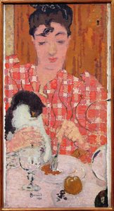 The Checked Blouse, 1892 by Pierre Bonnard