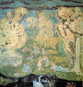 The First Days of Spring in the Countryside by Pierre Bonnard