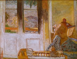The French Window (Morning at Le Cannet) by Pierre Bonnard