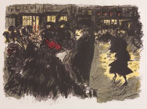 The Square at Evening by Pierre Bonnard