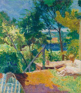 The Terrace at Vernon, 1923 by Pierre Bonnard