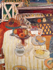 The White Tablecloth by Pierre Bonnard