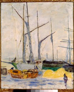 The port of Cannes by Pierre Bonnard