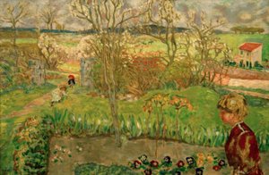 Early Spring (Les Pensées) by Pierre Bonnard